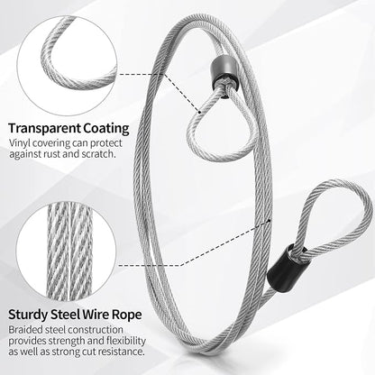 12 Pack Security Cable Luggage Lock - Image 2