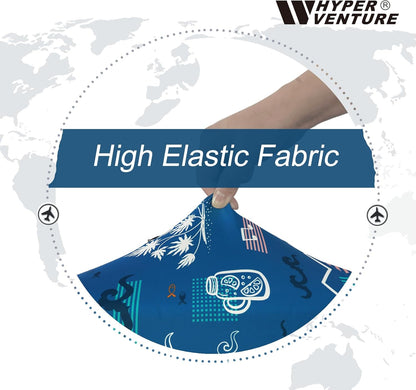 HYPER VENTURE Washable Luggage Cover - Fashion Suitcase Protector Fits 31-32 Inch Luggage (Hawaii Beach, XL)