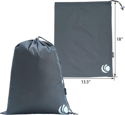 Cipway - 5 Set Compression Packing Cubes for Travel, Ultralight Packing Organizers for Luggage Suitcase & Backpack (Grey), L