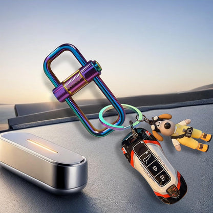 Key Chain, Heavy Duty Lock Key Ring Keychain Clip Key Holder Organizer for Home Car Keys Women Men