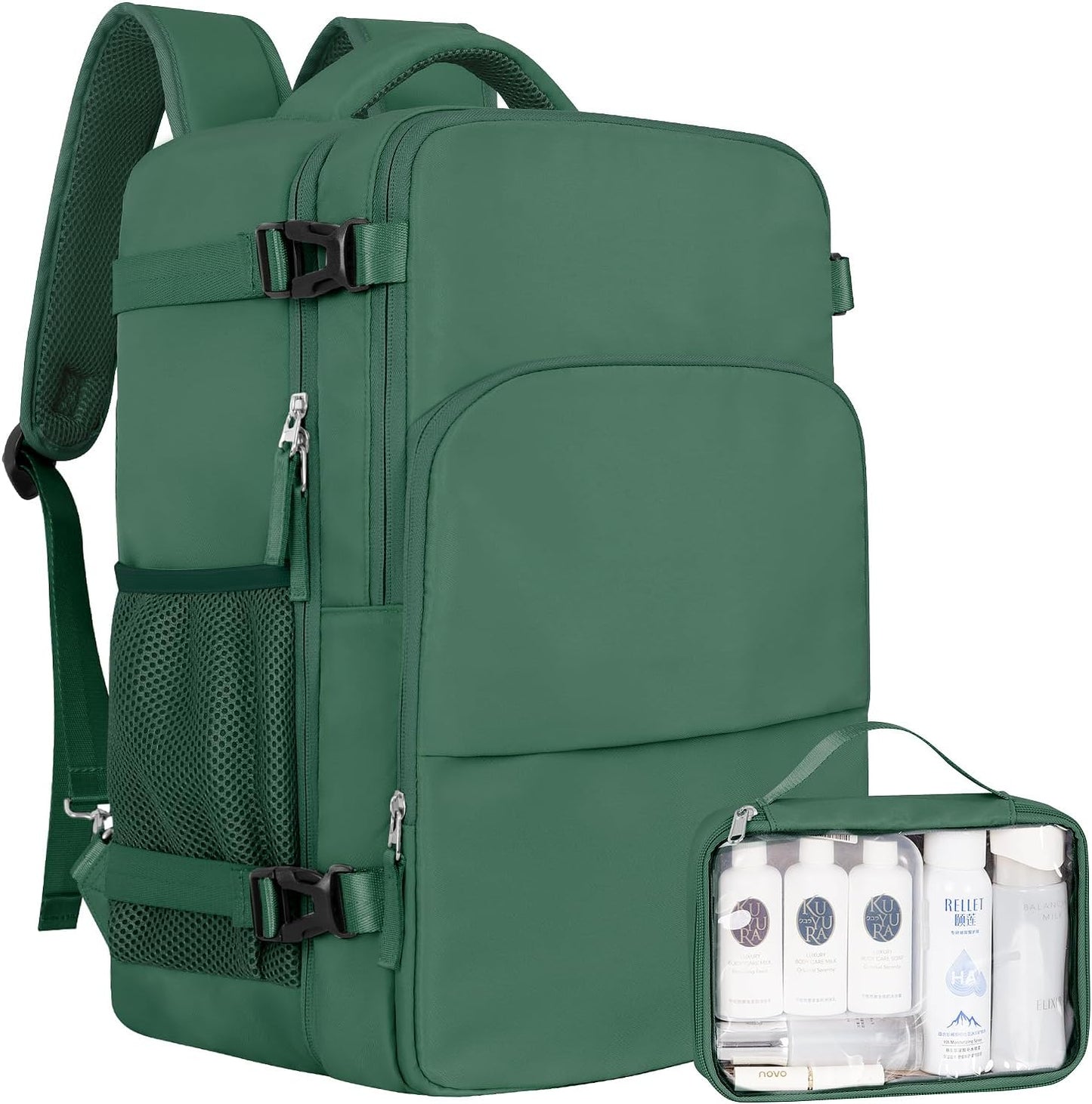 Travel laptop Backpack for Women, Personal Item Size Flight Approved, 16 Inch Laptop Bag with Multi-Pockets, Hiking Backpack, Waterproof Carry On Backpack Casual Daypack Backpack