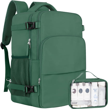 Travel laptop Backpack for Women, Personal Item Size Flight Approved, 16 Inch Laptop Bag with Multi-Pockets, Hiking Backpack, Waterproof Carry On Backpack Casual Daypack Backpack