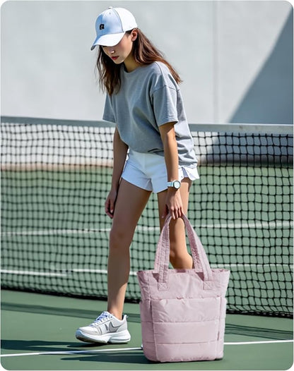 BAGSMART Tote Bag for Women, Lightweight Puffy Tote Bag - Image 5