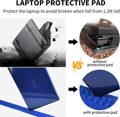 DUSLANG 17 Inch Laptop Backpack for Travel Water Resistant College Bookbag for Men/Women Laptop Bag with USB Charging Port and Tablet Sleeve Bag Compatible Protective Case, Black