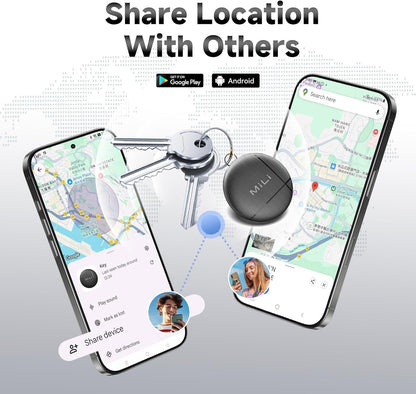 LiTag - Bluetooth Tracker for Android Phones. Google Certified Item Locator. Smart Tracking Tag for Google Find My Device (Find Hub) App. Finder for Keys, Luggage, Suitcase, Backpack, Purse (1 Pack)