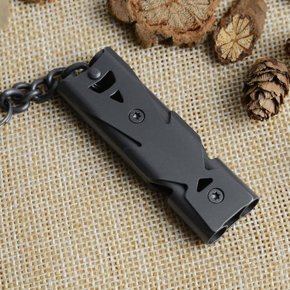 Whistle Emergency Whistles Keychain Rape Whistle Stainless Steel High Decibel Whistles … …