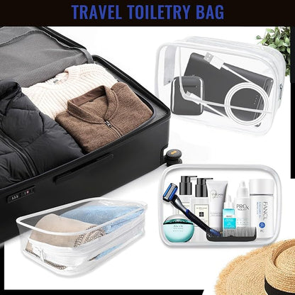 16 Pieces Clear Makeup Bags Bulk, TSA Approved Toiletry Bag - Image 6