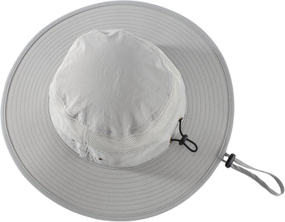 Home Prefer UPF 50+ Men's Sun Hat Wide Brim Bucket Hat UV Protection Hat for Mens Womens Beach Safari Gardening Golf Fishing