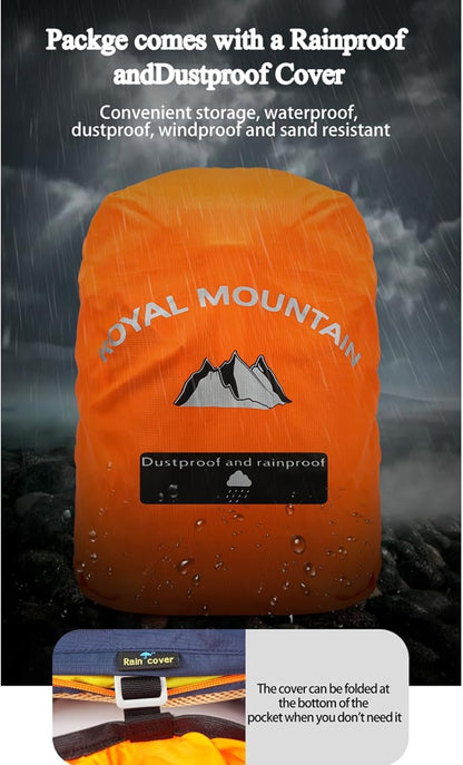 Hiking Backpack 30L Foldable Travel Daypack For Women Men,Camping Daypack Backpacks Lightweight,Durable Hiking Backpack Fit For Hiking,Daily Commuting,Short Trips.(With Rain-cover)