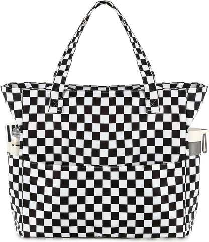 Waterproof Beach Tote Pool Bags for Women Ladies Extra Large Gym Tote Carry On Bag With Wet Compartment for Weekender Travel