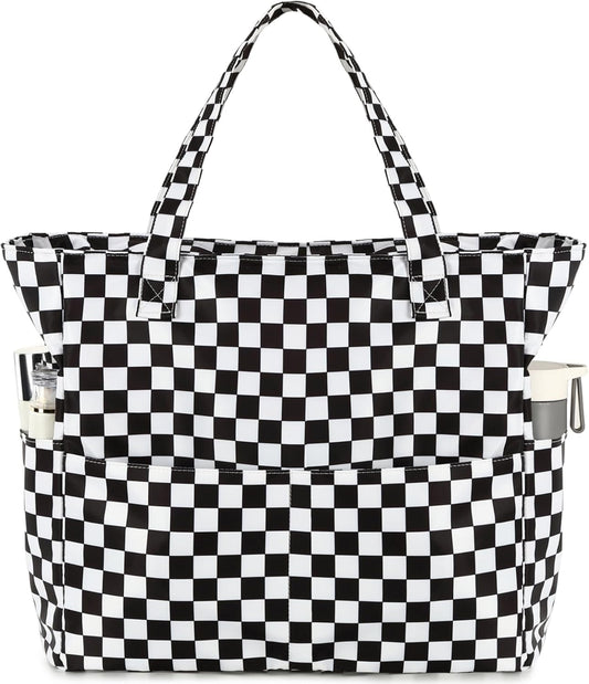 Waterproof Beach Tote Pool Bags for Women Ladies Extra Large Gym Tote Carry On Bag With Wet Compartment for Weekender Travel