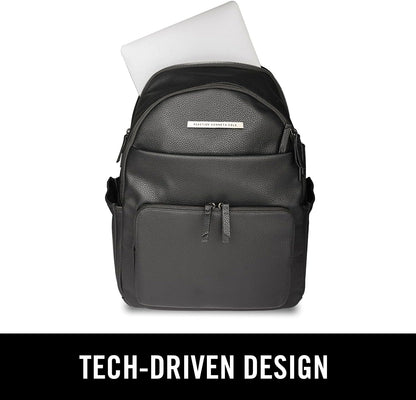 Kenneth Cole REACTION Marley Backpack, Black, 15" Laptop