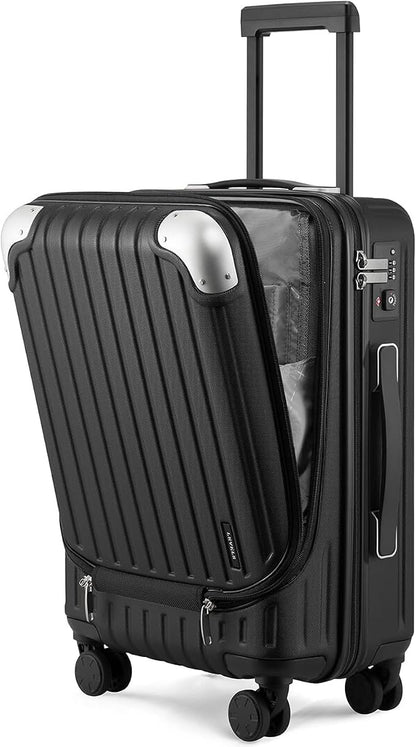 LEVEL8 Grace Carry on Luggage, 20 Inch Hard Shell Suitcases by LEVEL8