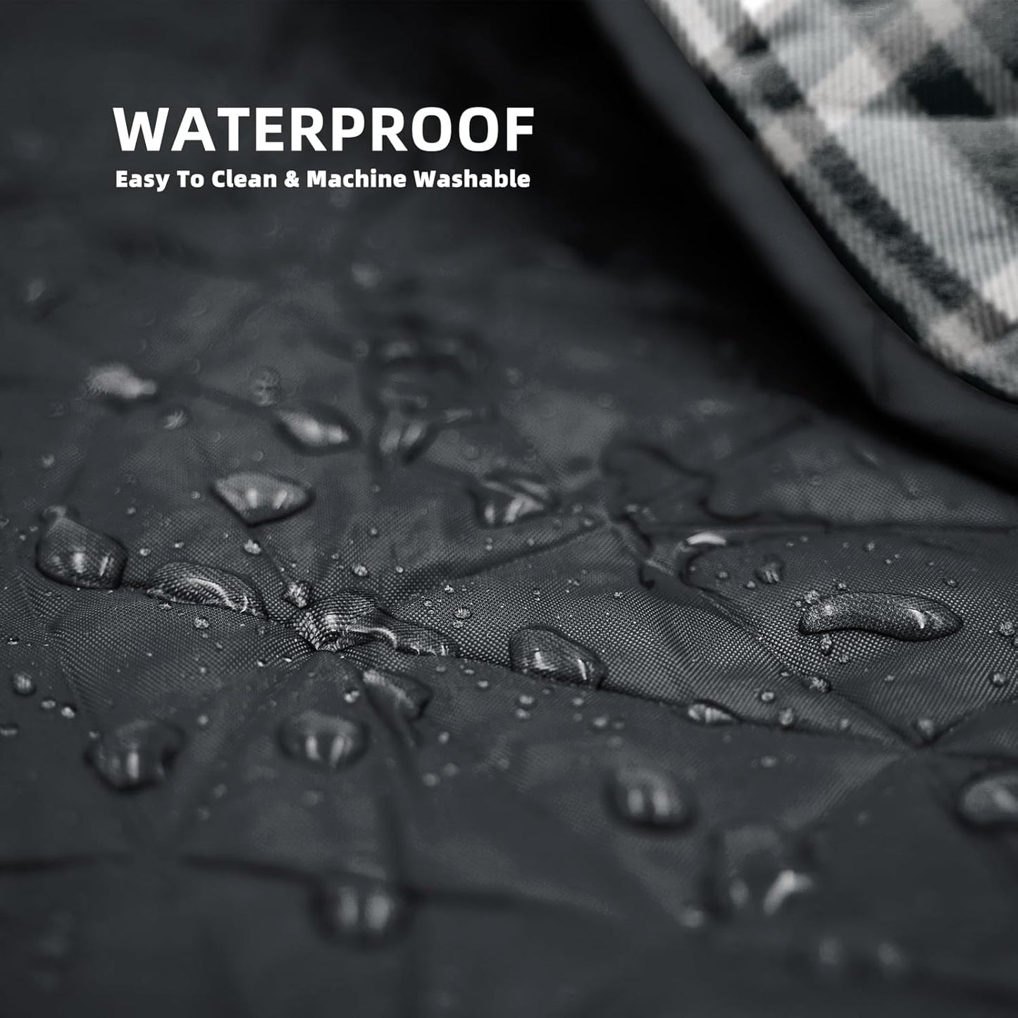 Outdoor Waterproof Blanket, Foldable Fleece Stadium Blanket for Outdoor Sports Event, Camping, Concerts, Car, Pet, Picnics - Windproof, Wearable, Machine Washable 80" x 58"