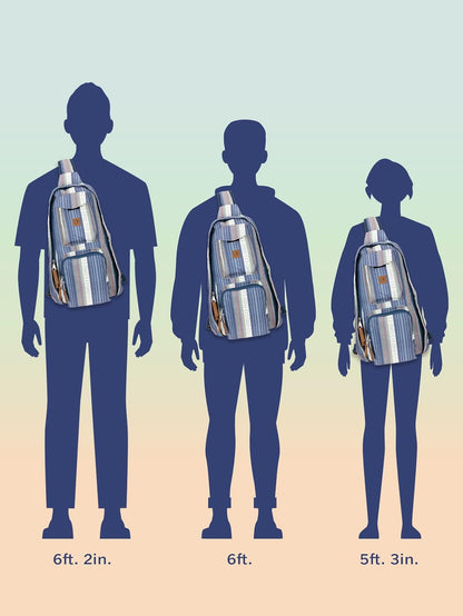 Ocean Pacific Crossbody Sling Bag for Everyday Use, Travel, Work - Casual Daypack for Men Women