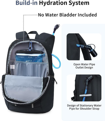 ECOHUB Hiking Backpack 30L Travel Backpack Lightweight Casual Daypack Water Resistant Camping Bag Outdoor Sports Back pack for Men Women