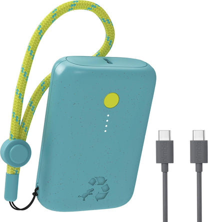 Nimble Champ Portable Charger, 10,000mAh Power Bank Fast Charging, 20W Dual USB-C Battery Pack with Cable, Travel Essential Power Bank for iPhone Laptops Galaxy Tablet Pixel iPad Macbook Kindle Airpod