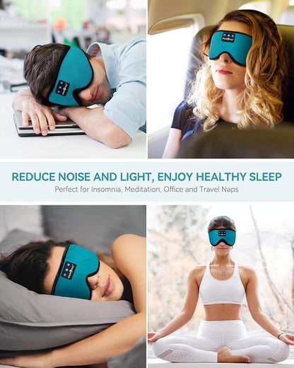 MUSICOZY Sleep Headphones 3D Bluetooth 5.4 Headband Sleep Mask, Wireless - Image 7