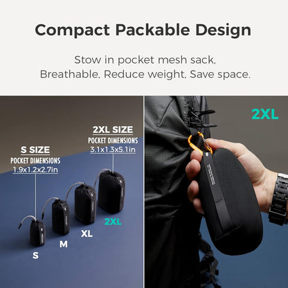 Ultralight Quick Dry Towel, Extra Large&Small 2 Pack Microfiber Towels with Compact Packable Pocket for Lightweight Backpacking Travel Beach Gym Camping & Swimming Sports(Blue 2 Set)