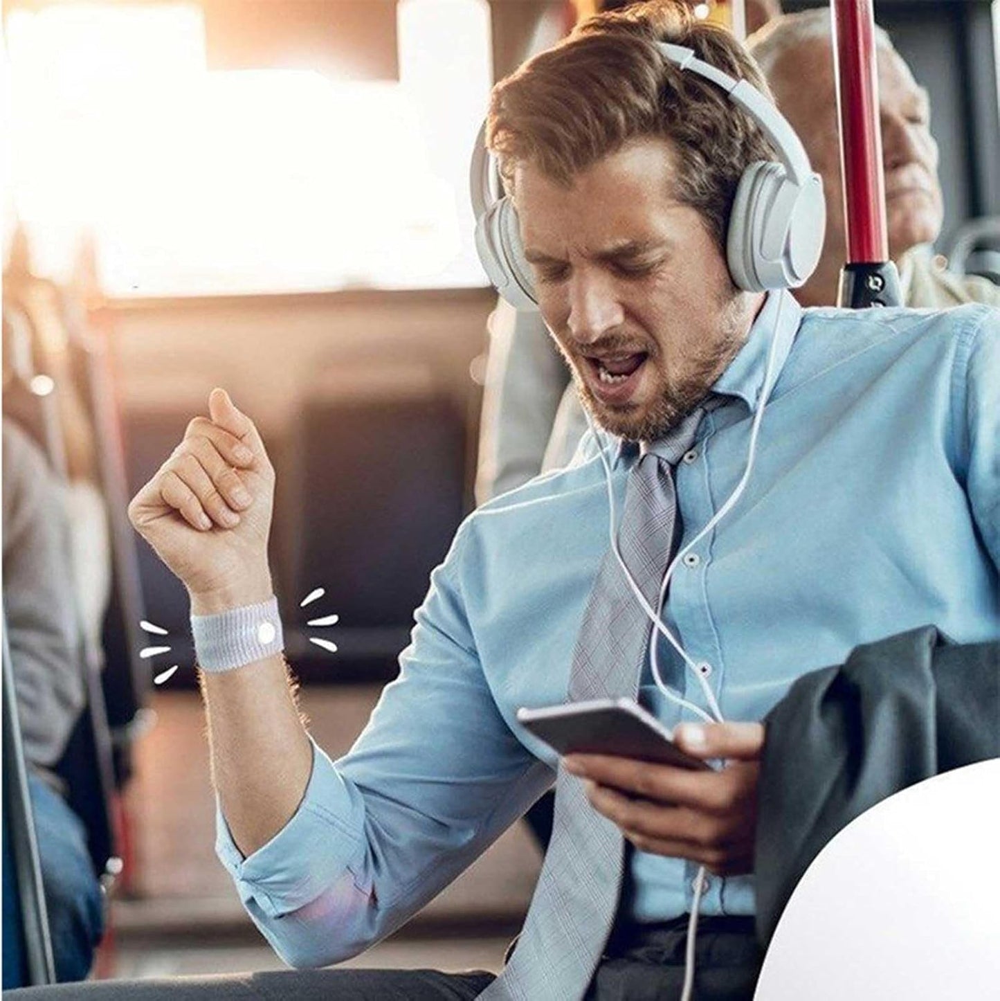 5Pair Motion Sickness Bands Wristband for Adult and Kids Morning Sickness Bracelets for Pregnant Women Acupressure for Car, Sea,Air Sickness