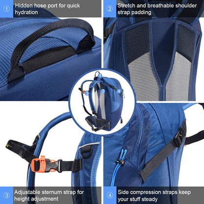 KAILAS Q-WIND II 28L Hiking Daypack Waterproof Lightweight Backpack with Rain Cover for Men Women Travel Outdoor