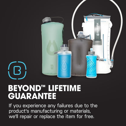HydraPak Flux - Collapsible Backpacking Water Bottle (750ml, 1L, 1.5L) - BPA Free, Ultra Light, Spill-Proof Twist Cap
