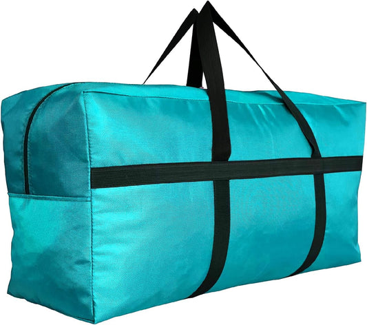 Extra Large Storage Duffle Bag with Zippers and Handles, Big Foldable Duffle Bag for Travel