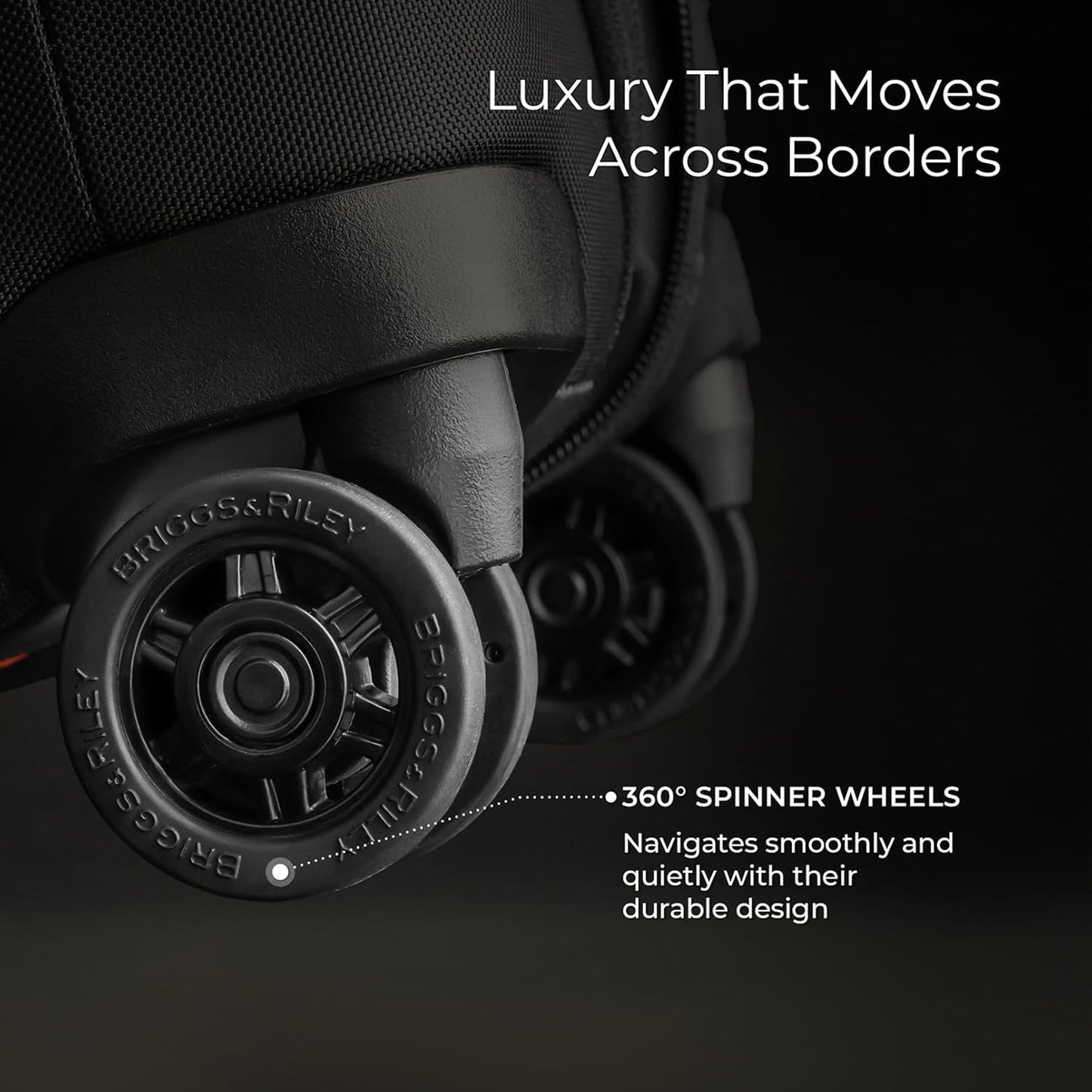 Briggs & Riley International 21" Carry On Expandable Spinner - Luggage for Travel, Suitcases with Wheels, Softside Rolling Bag for Men & Women - ZDX Collection, Hunter