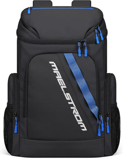 Maelstrom Backpack Cooler,36 Can Cooler Backpack,Soft Cooler Bag Insulated Leakproof,Lightweight Ice Chest Backpack,Travel Cooler Lunch Backpack for Camping,Hiking,Beach,Black