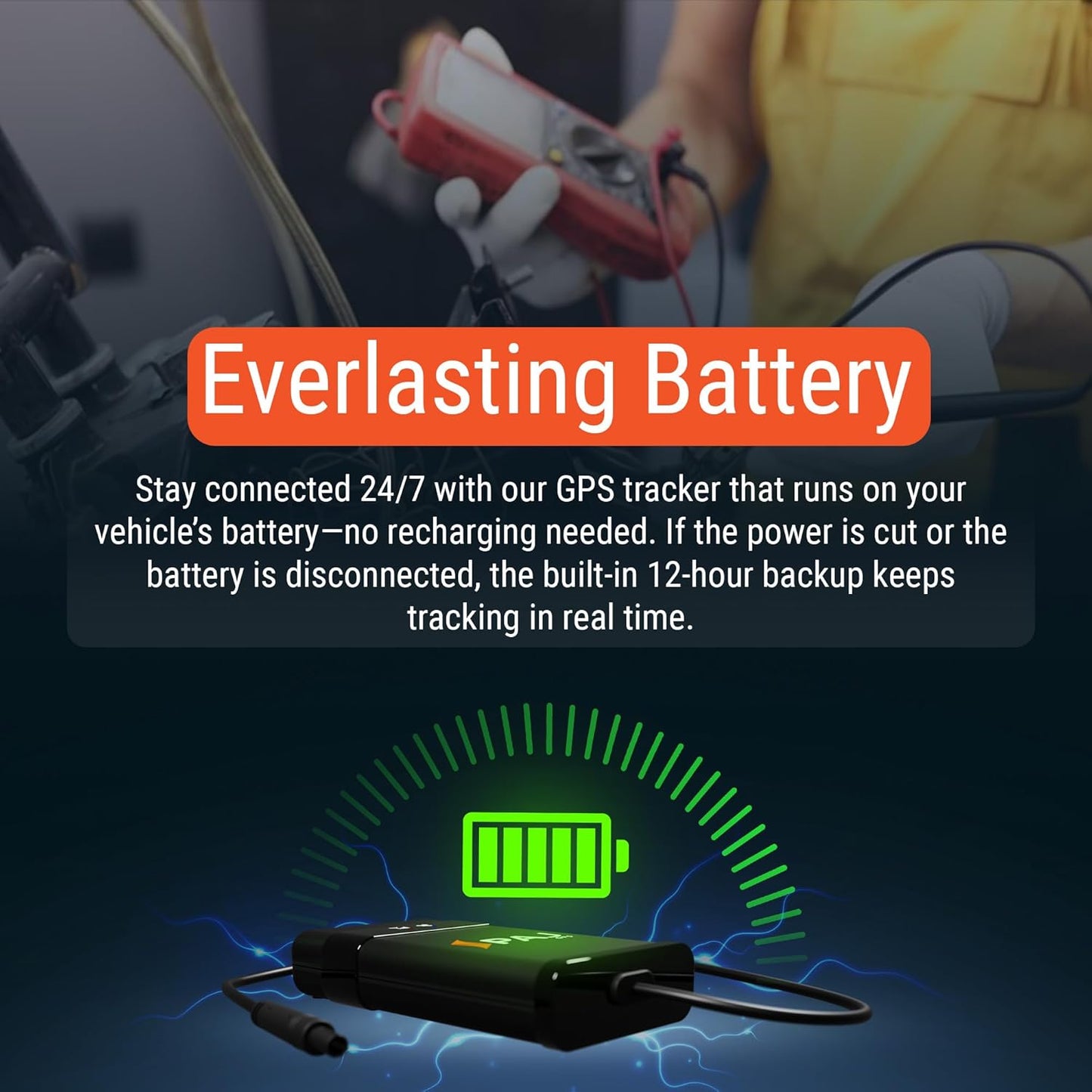 PAJ GPS Vehicle Finder 4G 2.0 - Real-Time GPS Tracker Device for Car, Motorcycles, Trucks, Bike - Direct Connection to Vehicle Battery (9-75V) - Tracking Devices with Alerts - Subscription Required