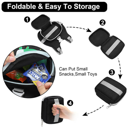 Accmor Toddler Harness Leash+ Reflective Anti Lost Wrist Link, Cute Dinosaur Kids Harness with Leash, Foldable Child Harness Baby Leash Boys Walking Wristband Assistant Belt for Outdoor Travel