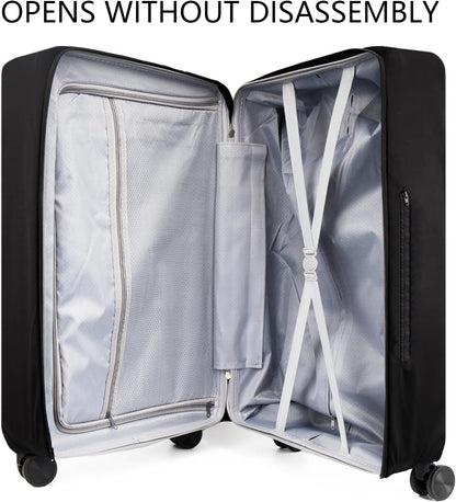 Transparent PVC Suitcase Cover, No Disassembly Required Clear Luggage Protector Suitcase Cover