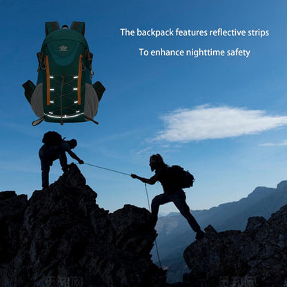 35L Hiking Backpack, Camping Backpack for Adventures, Black