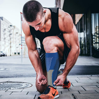 Kickticks 4 Pairs Compression Socks for Woman & Man Unisex 20-30mmHg Knee high Plus Size Wide Calves for Flying Running…