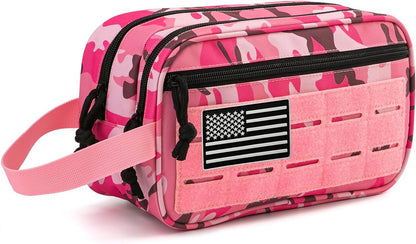 QT&QY Tactical Toiletry Bag For Women Hygiene Bag EDC Military Tool Molle Pouches Small Dopp Kit Mens Shaving Kit Travel shower Bags