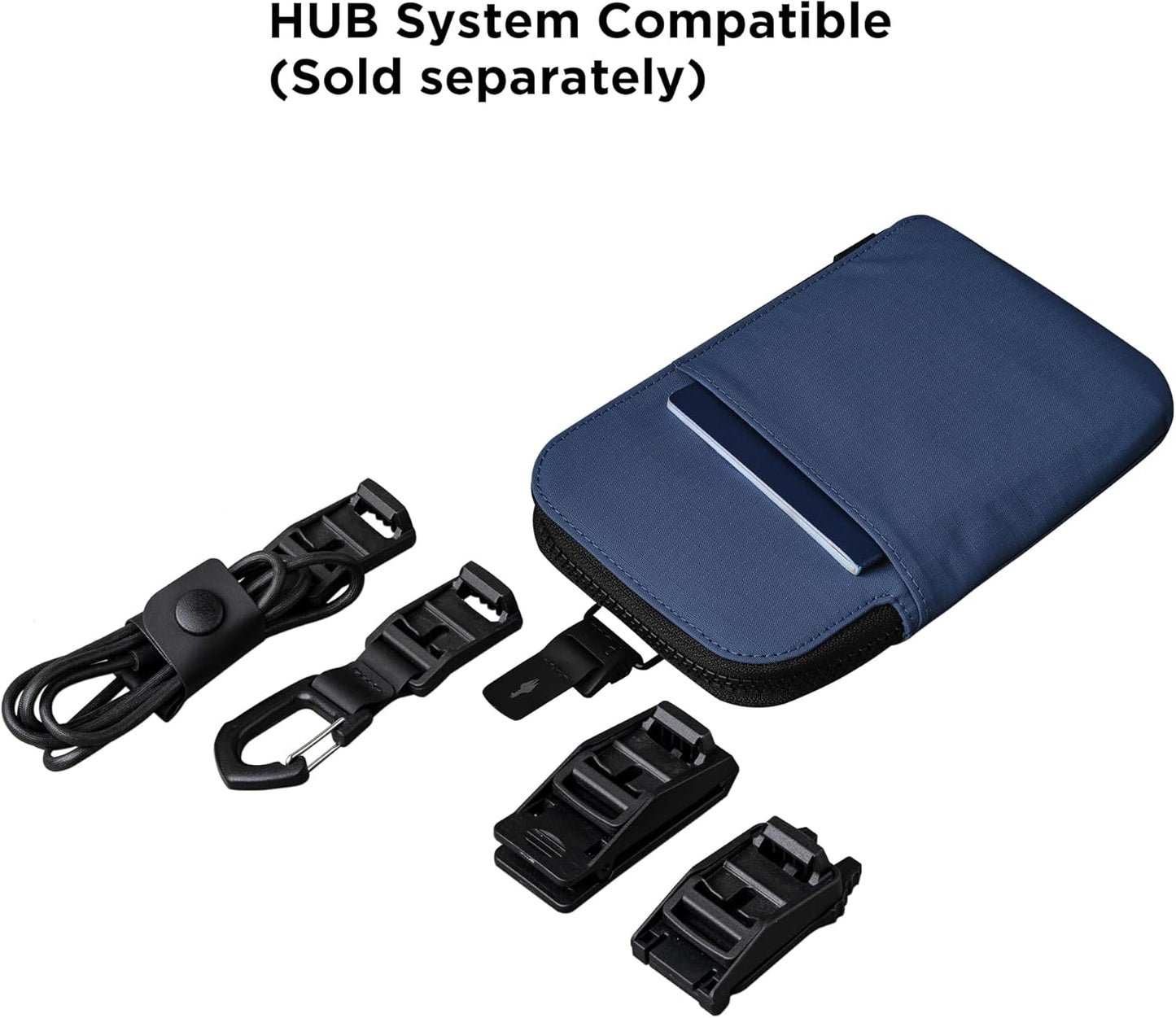 ALPAKA Zip Travel Wallet - Store Your Travel Accessories Efficiently - 3 Internal Pockets For Your Passport and More - 2 Card Slots - Made From Recycled and RFID-Protective Material