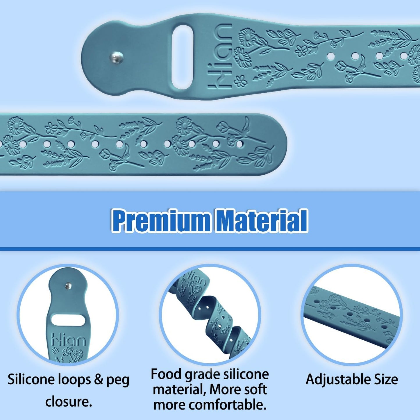 Hion Motion Sickness Bracelets Sea Sickness Wristbands for Motion Sickness/Morning Sickness/Pregnancy Nausea Anti Nausea Wristband Acupressure Nausea Bands Motion Sickness Bands（2Pairs-Bule+Pink）