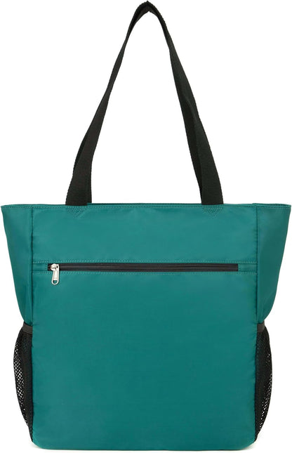 ETidy Large Capacity Foldable Tote Bag With Zipper Water-resistant SandproofWomen Beach Bag Handbag GymBag Travel ShoppingBag