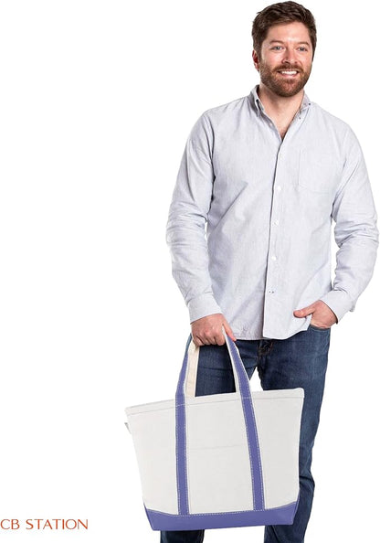 CB STATION Medium Classic Canvas Tote Bag - Image 5