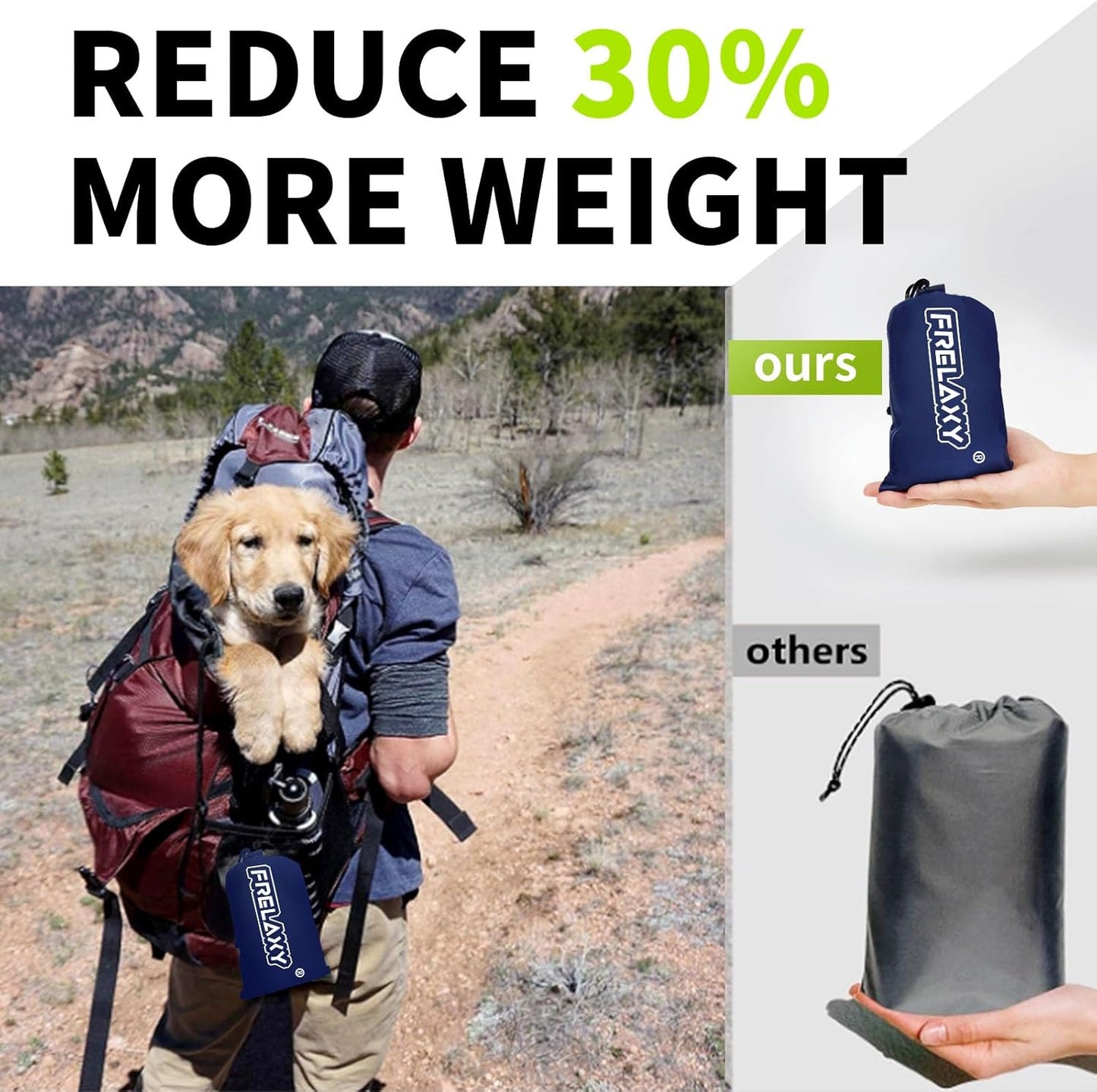 Frelaxy Tent Footprint, Waterproof Camping Tarp, Durable Tent Floor to Elevate Your Camping, Hiking, Backpacking, Hammock, Beach Experience