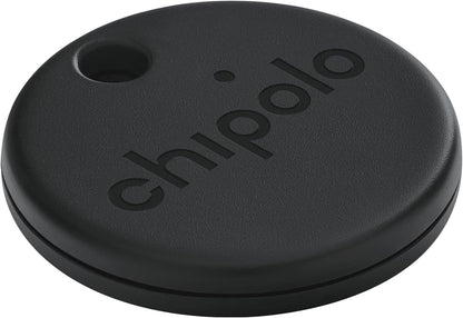 Chipolo ONE Spot - Key Finder, Bluetooth Tracker for Keys, Bag - Works with The Apple Find My app (only for iOS) (Almost Black)