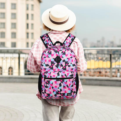 Unisex School Backpack Leaves,Casual Bookbag Adults and Teens Schoolbag with USB Port for High School College Office Work Travel