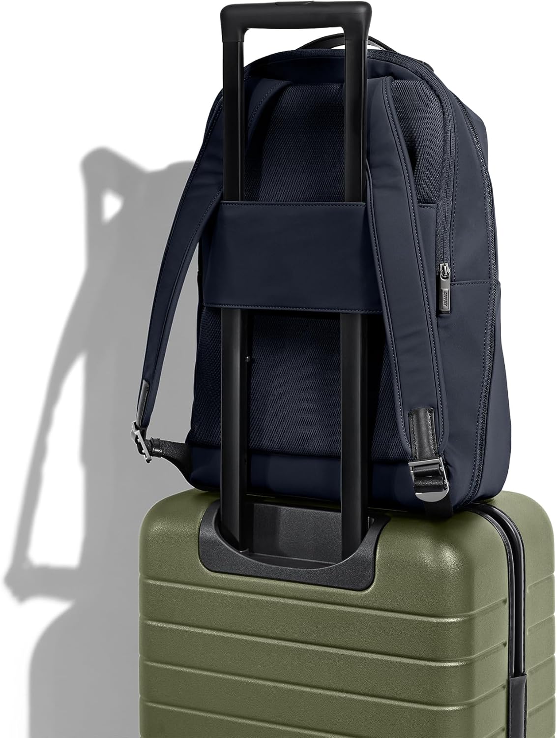 Away Everywhere Zip Backpack, Travel Backpack with Laptop Sleeve, Lightweight & Durable, Travel Essentials, Navy Blue