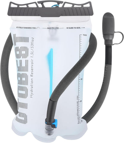 Hydration Bladder,TPU Water Bladder,Water Bladder for Hiking Backpack,BPA Free,Wide Opening,Leak-Proof,Water Reservoir for Hiking Cycling Camping Running