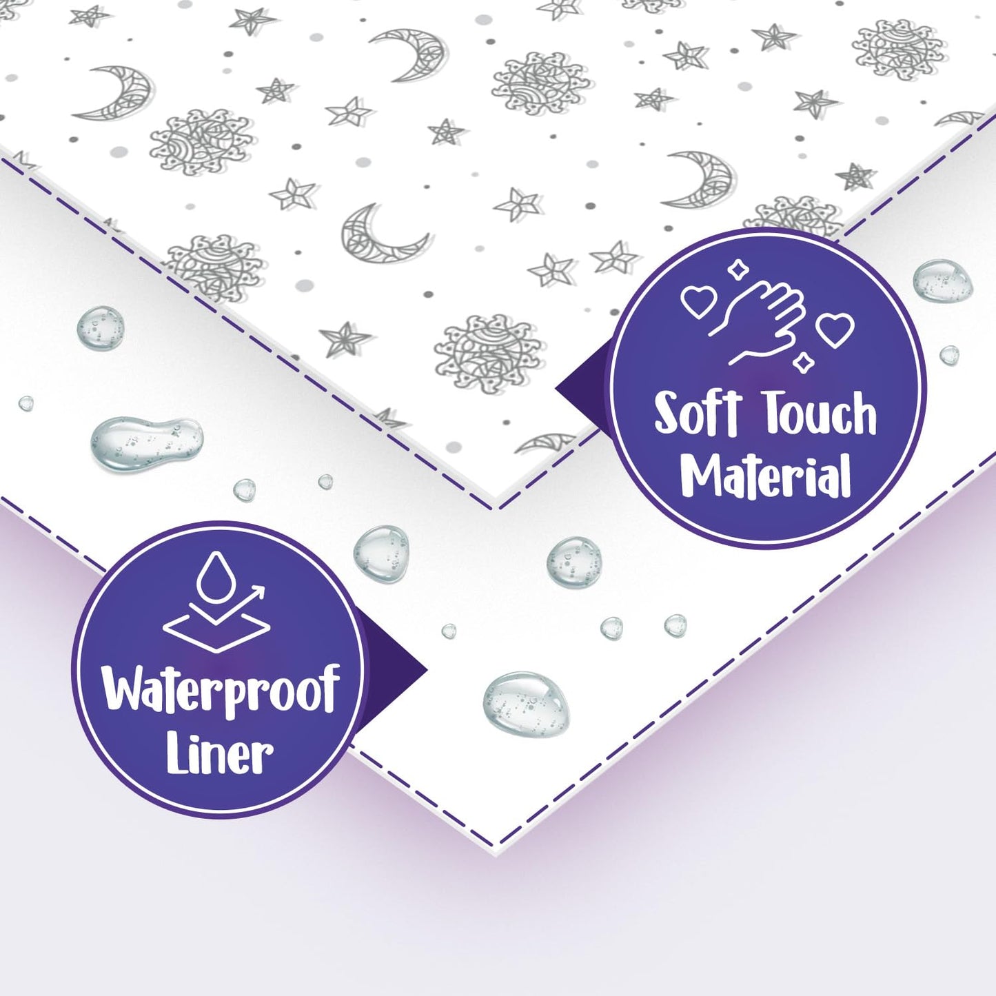 20 Pack Extra Large Disposable Toilet Seat Cover (Boho) – Toddler Toilet Covers for Full Coverage On Toilet or Potty – Ideal Travel Toilet Seat Covers for Kids and Adults