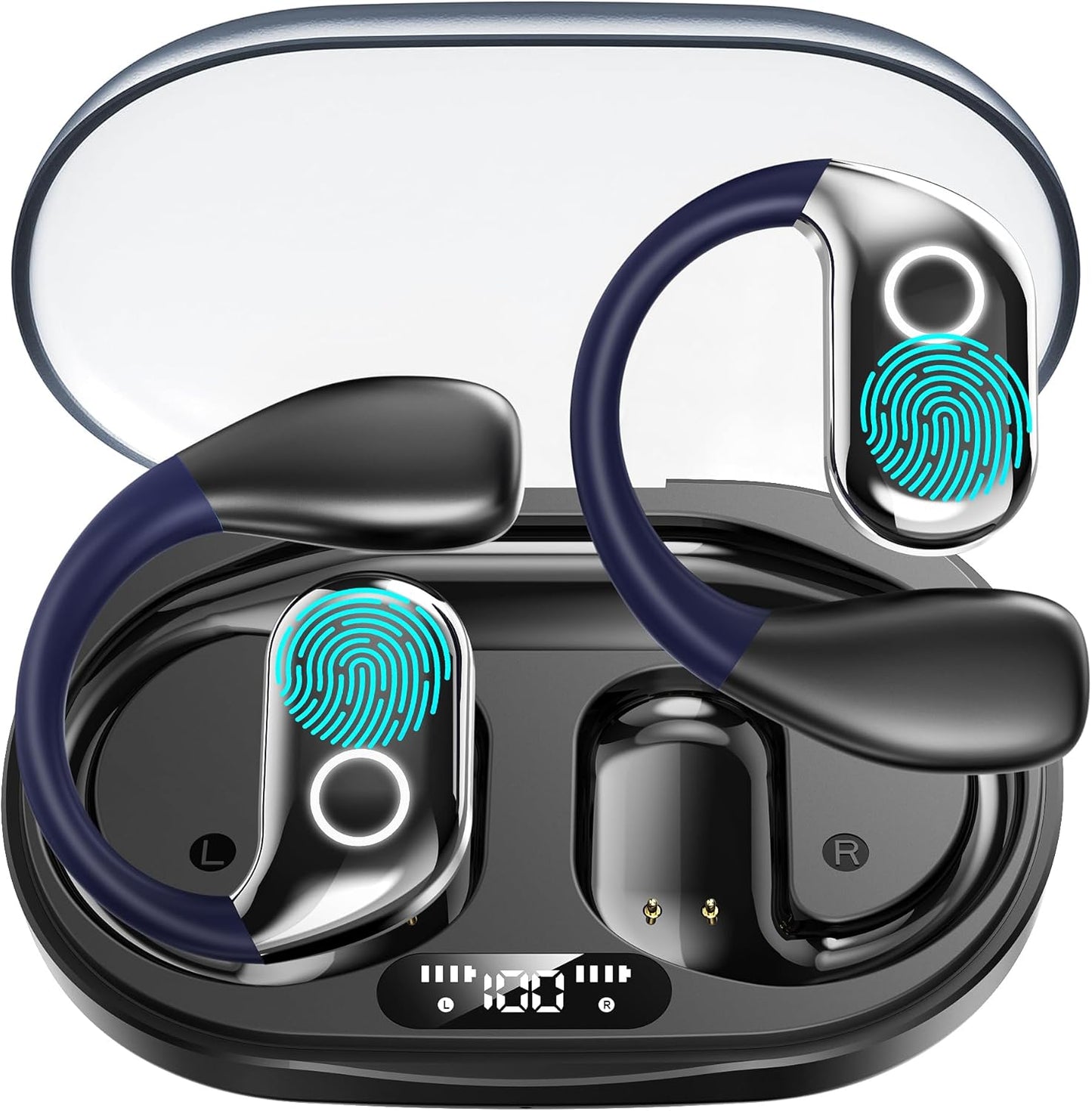 AI Language Translation Earbuds, Translator Earbuds Real Time with iOS & Android, Noise Cancelling,144-Language Bluetooth Headphones Translating Device for Travel and Business