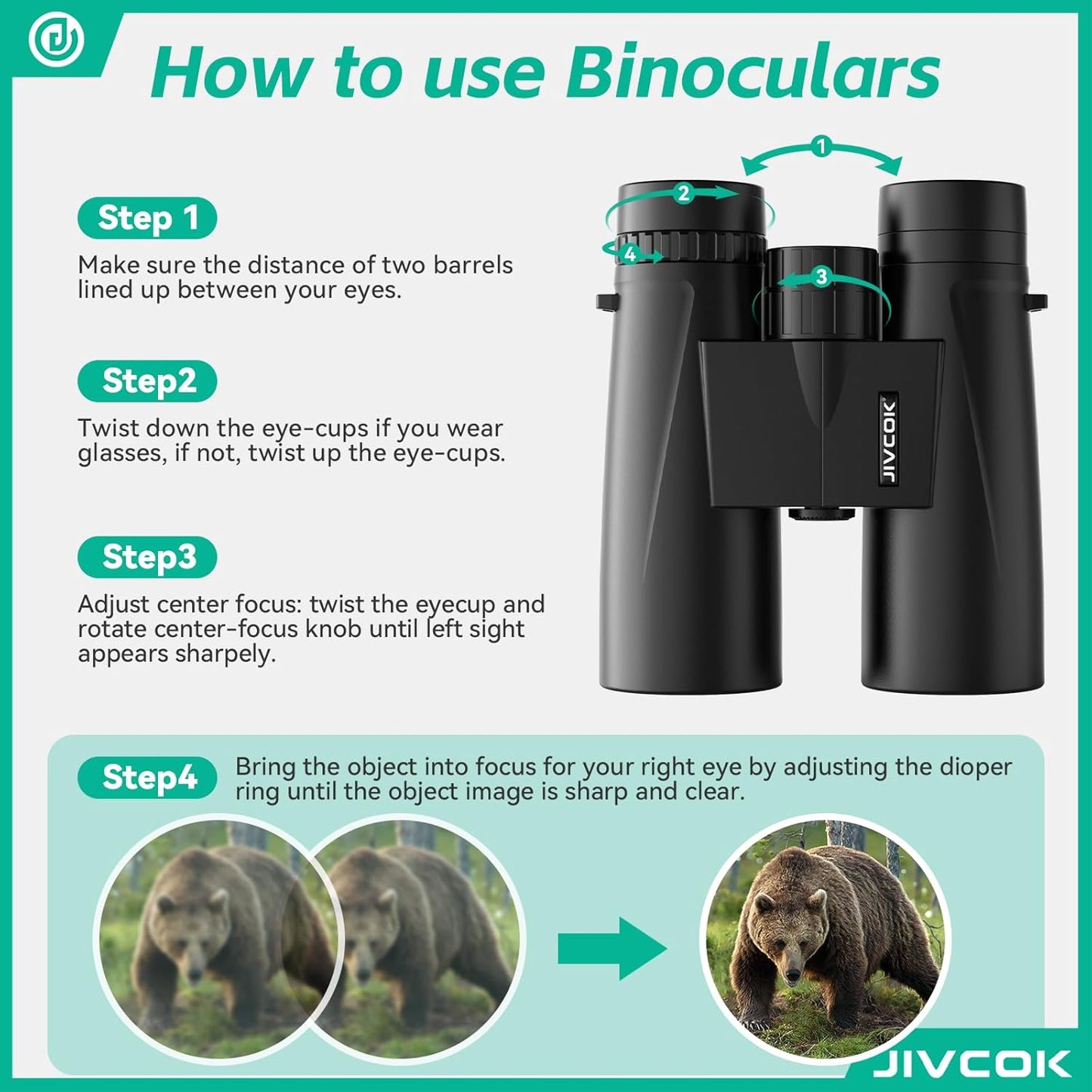 30x52 Binoculars for Adults - HD High Powered Binoculars with Phone Adapter and Tripod, Waterproof & Large View Telescope for Bird Watching, Hunting, Stargazing, Hiking, Travel, Sports