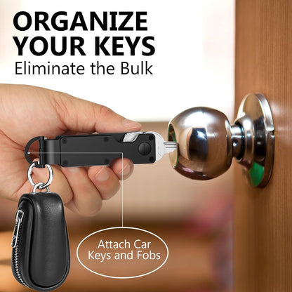 Key Organizer Minimalist Innovative Keyholder Compact Keys Organizer Smart KeyChain Secures 2-6 Keys