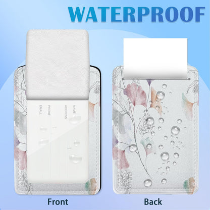 Set of 2 Watercolor Flowers, Paisley Rose Luggage Tags for Suitcases, Leather Suitcase Tag Name Identifiers Labels for Travel Bag Baggage Backpack