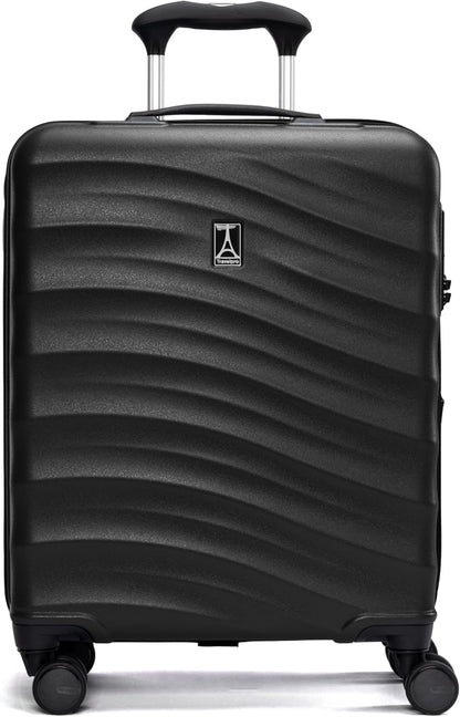 Travelpro Maxlite Air V2 Hardside Expandable Carry on Luggage, 8 Spinner Wheels, Lightweight Hard Shell Suitcase, TSA lock, Black, International Carry On 18-Inch